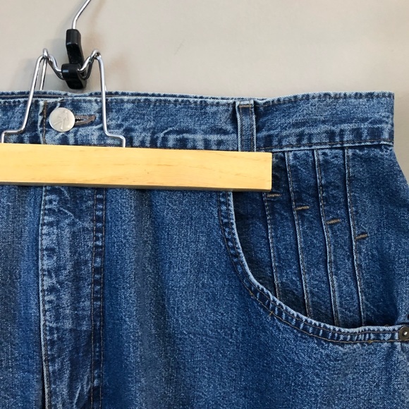 VINTAGE FRENCH DRESSING high waisted straight leg jeans size 18 - Picture 2 of 5